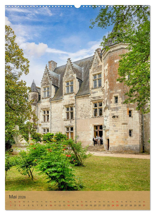 Die Schlösser im Loiretal (CALVENDO Premium Wandkalender 2026)
