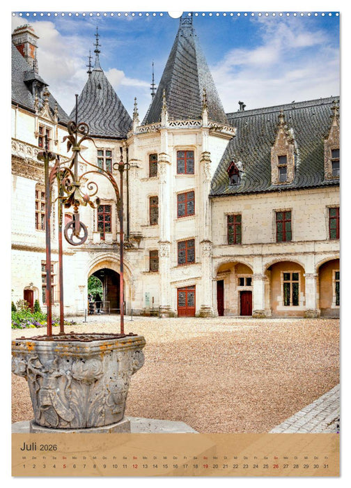 Die Schlösser im Loiretal (CALVENDO Premium Wandkalender 2026)