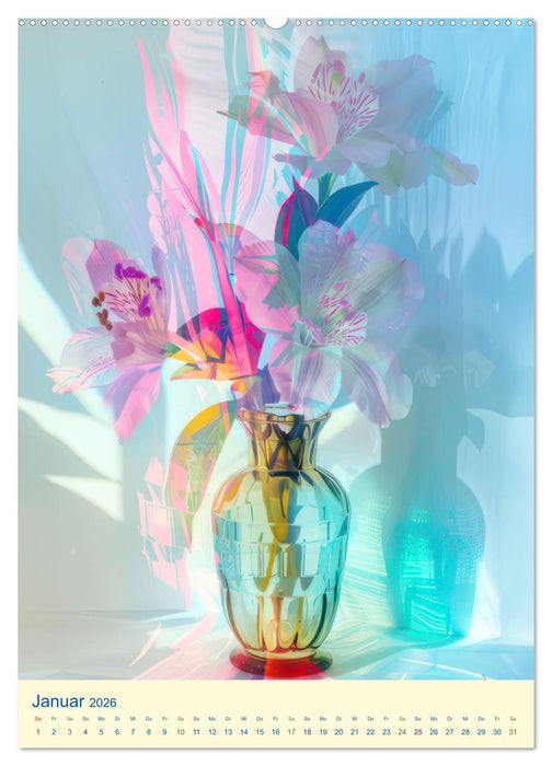 Blumen in zauberhaftem Licht (CALVENDO Wandkalender 2026)