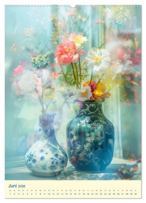 Blumen in zauberhaftem Licht (CALVENDO Wandkalender 2026)