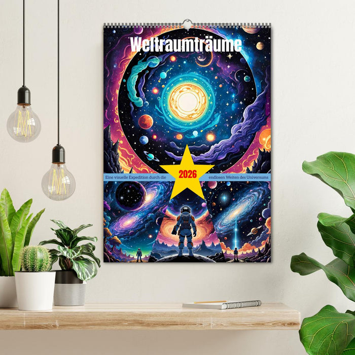 Weltraumträume (CALVENDO Wandkalender 2026)