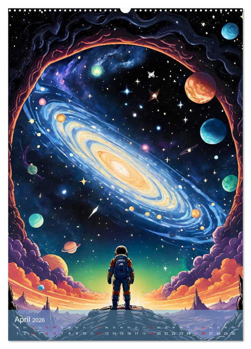 Weltraumträume (CALVENDO Wandkalender 2026)