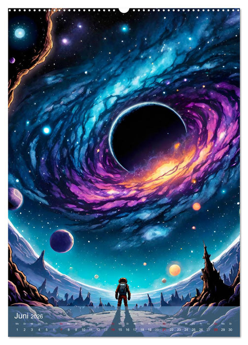Weltraumträume (CALVENDO Wandkalender 2026)