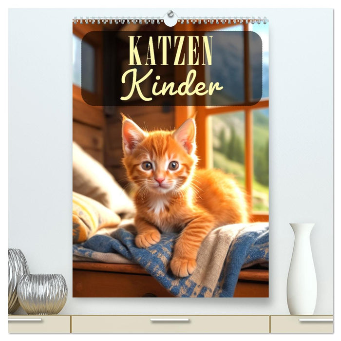 Katzenkinder (CALVENDO Premium Wandkalender 2026)