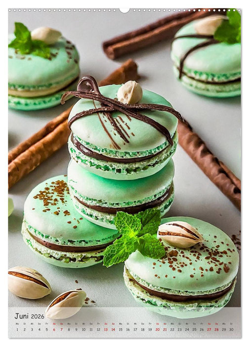 Gaumenzauber - Erlesene süße Köstlichkeiten aus Frankreich (CALVENDO Premium Wandkalender 2026)