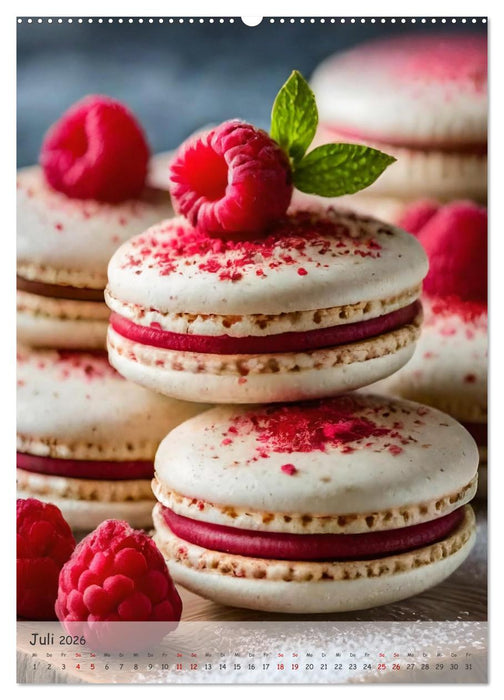 Gaumenzauber - Erlesene süße Köstlichkeiten aus Frankreich (CALVENDO Premium Wandkalender 2026)