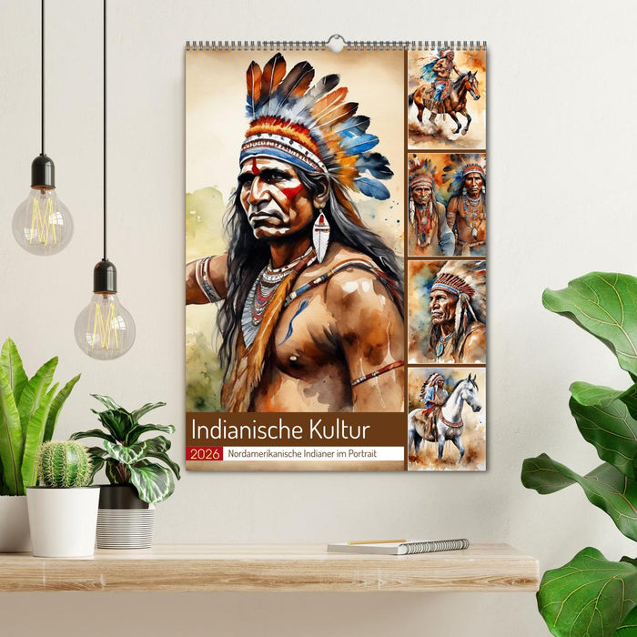 Indianische Kultur (CALVENDO Wandkalender 2026)