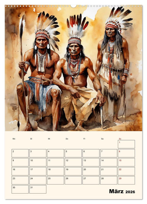 Indianische Kultur (CALVENDO Wandkalender 2026)