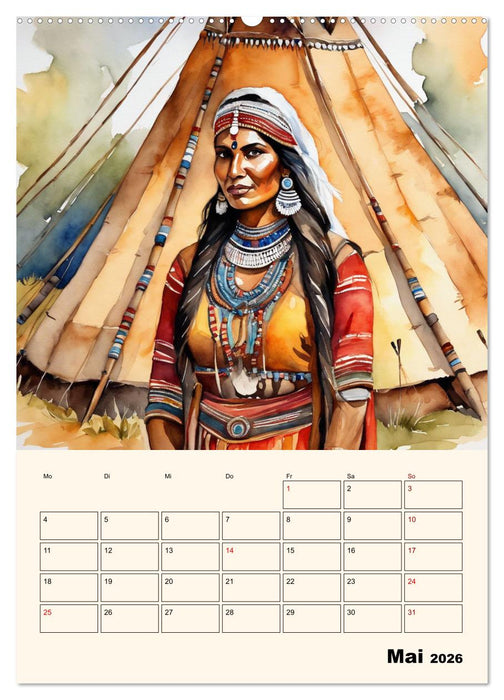 Indianische Kultur (CALVENDO Wandkalender 2026)