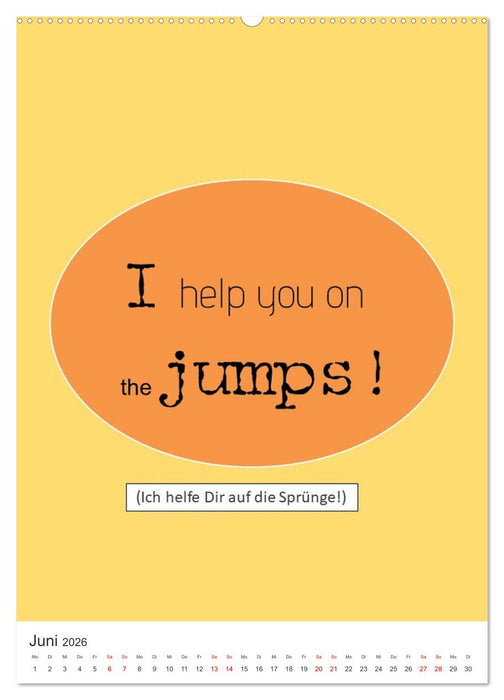 Noch mehr DENGLISCH (CALVENDO Wandkalender 2026)