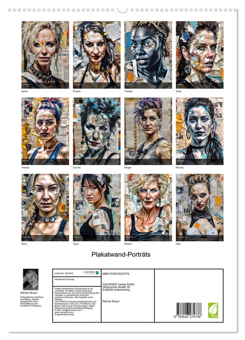 Plakatwand-Porträts (CALVENDO Premium Wandkalender 2026)