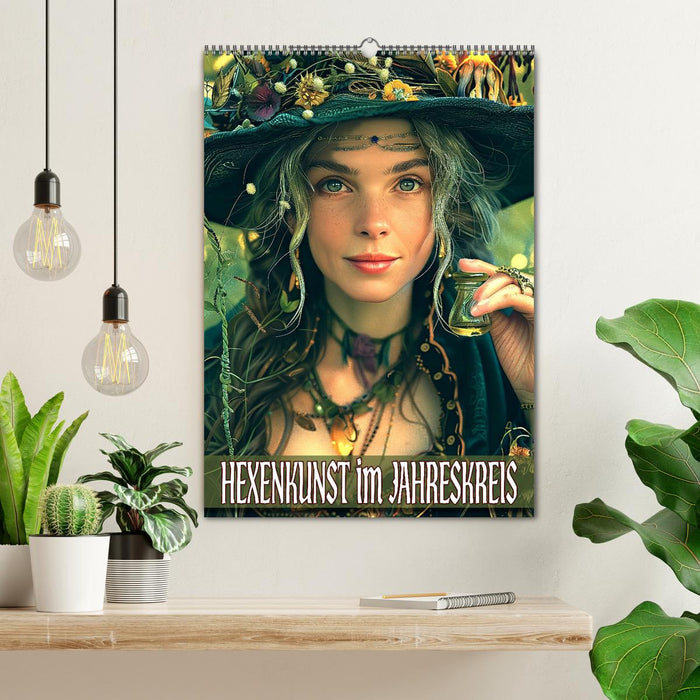 Hexenkunst im Jahreskreis (CALVENDO Wandkalender 2026)