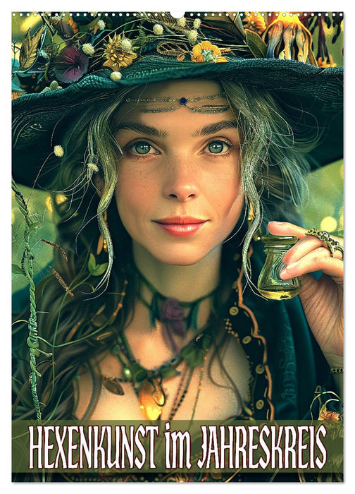 Hexenkunst im Jahreskreis (CALVENDO Wandkalender 2026)