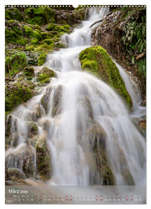 Bad Urach Wasserfälle (CALVENDO Premium Wandkalender 2026)