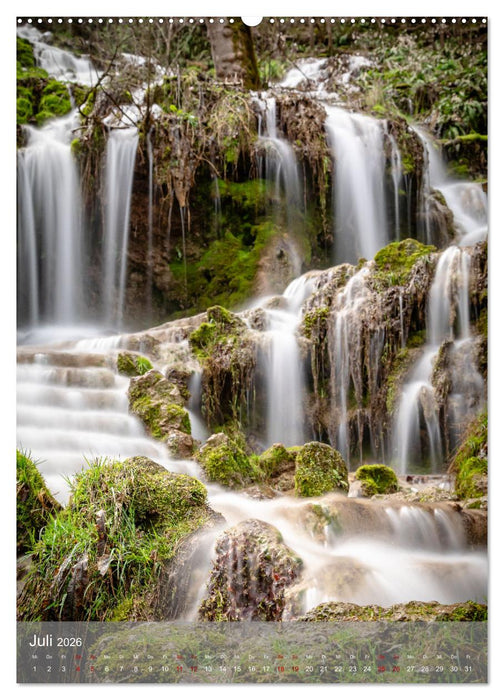 Bad Urach Wasserfälle (CALVENDO Premium Wandkalender 2026)