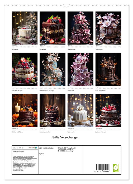 Süße Versuchungen (CALVENDO Premium Wandkalender 2026)