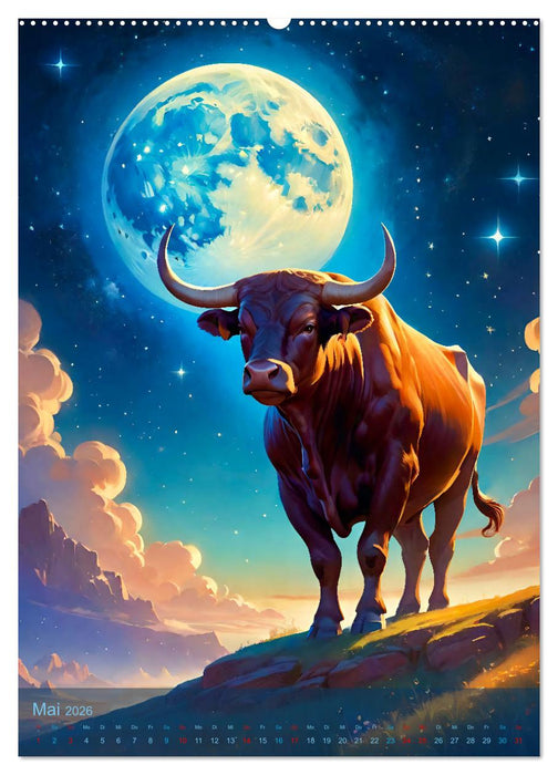 Zwölf Sternzeichen (CALVENDO Wandkalender 2026)