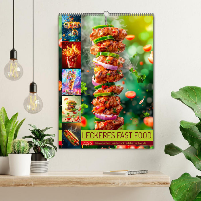 Leckeres Fast Food (CALVENDO Wandkalender 2026)