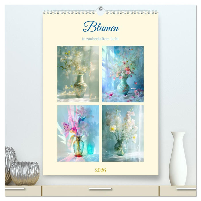 Blumen in zauberhaftem Licht (CALVENDO Premium Wandkalender 2026)