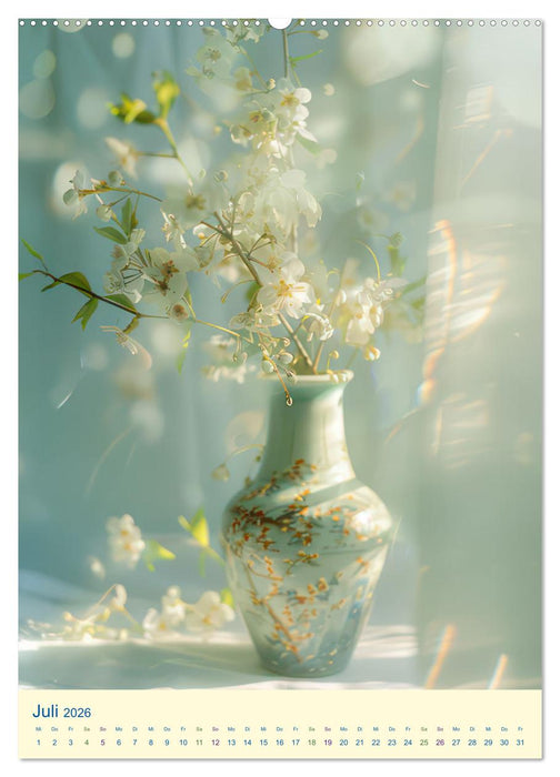 Blumen in zauberhaftem Licht (CALVENDO Premium Wandkalender 2026)