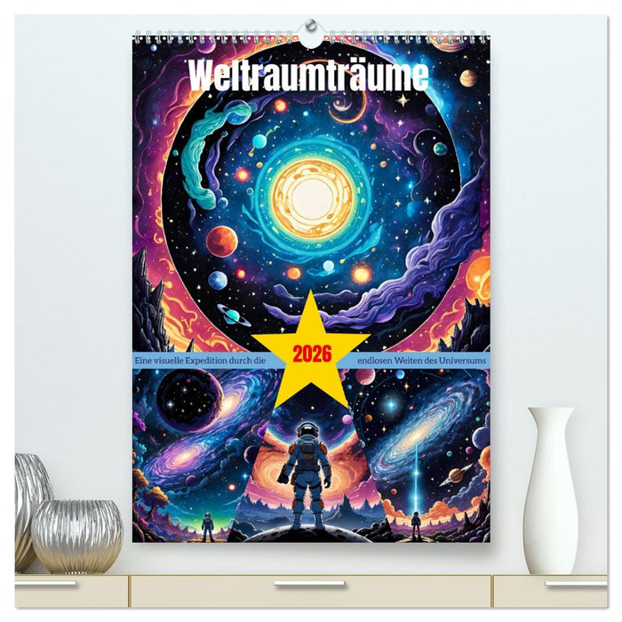 Weltraumträume (CALVENDO Premium Wandkalender 2026)