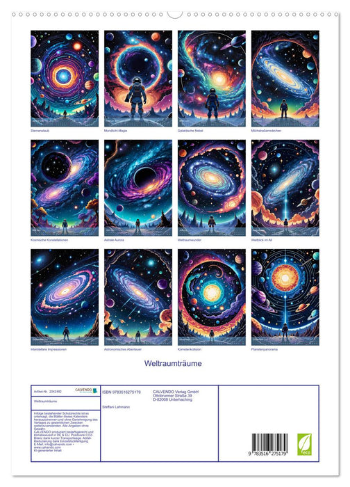 Weltraumträume (CALVENDO Premium Wandkalender 2026)
