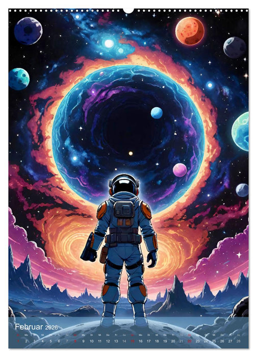 Weltraumträume (CALVENDO Premium Wandkalender 2026)