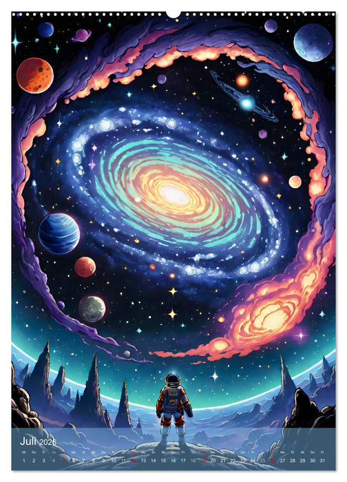 Weltraumträume (CALVENDO Premium Wandkalender 2026)