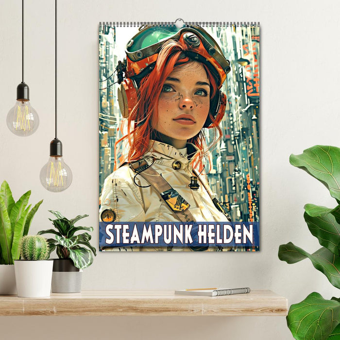 Steampunk Helden (CALVENDO Wandkalender 2026)