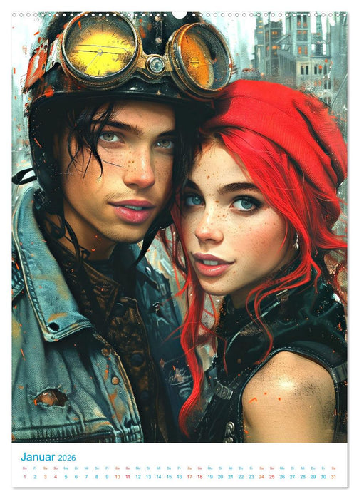 Steampunk Helden (CALVENDO Wandkalender 2026)