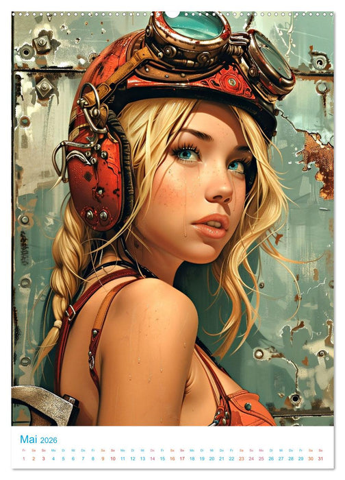 Steampunk Helden (CALVENDO Wandkalender 2026)