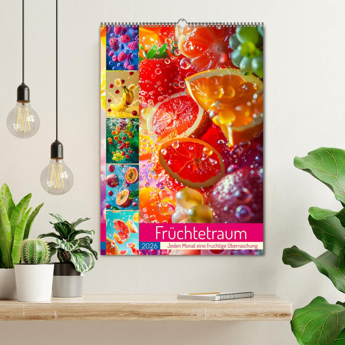 Früchtetraum - Jeden Monat eine fruchtige Überraschung (CALVENDO Wandkalender 2026)