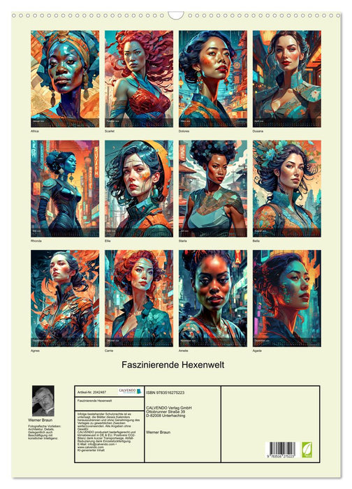 Faszinierende Hexenwelt (CALVENDO Wandkalender 2026)