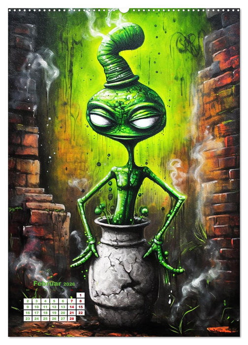 Graffiti Art (CALVENDO Wandkalender 2026)