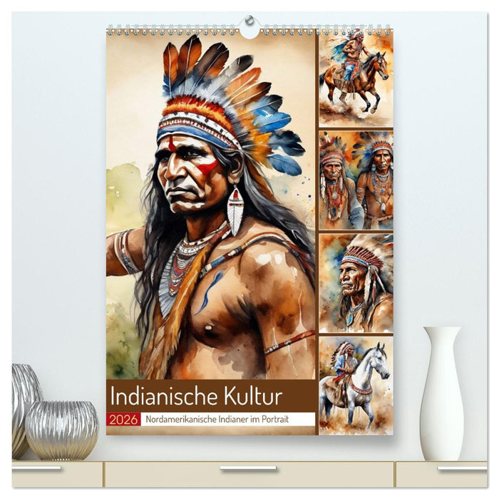 Indianische Kultur (CALVENDO Premium Wandkalender 2026)