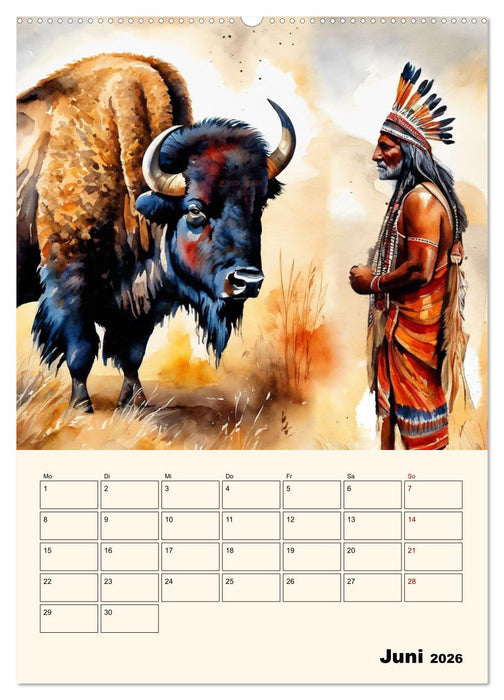 Indianische Kultur (CALVENDO Premium Wandkalender 2026)