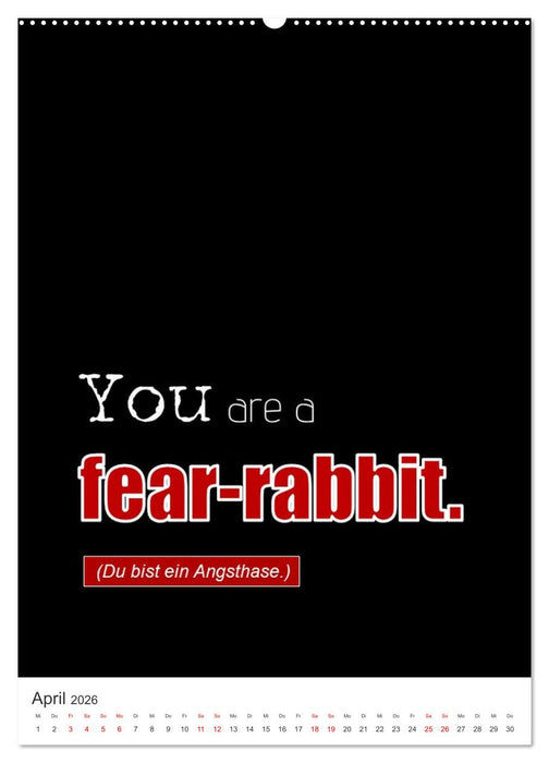 Noch mehr DENGLISCH (CALVENDO Premium Wandkalender 2026)