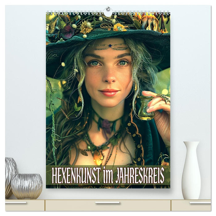 Hexenkunst im Jahreskreis (CALVENDO Premium Wandkalender 2026)