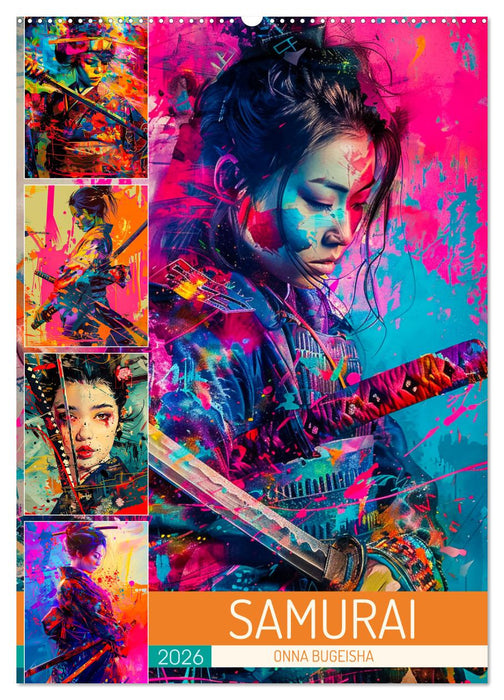 Samurai - Onna Bugeisha (CALVENDO Wandkalender 2026)