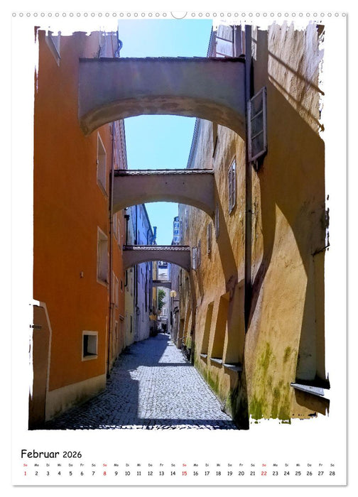 Ein Spaziergang durch Passau (CALVENDO Premium Wandkalender 2026)