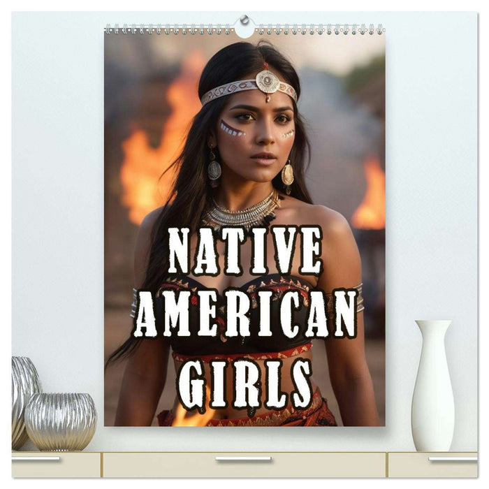 Native American Girls (CALVENDO Premium Wandkalender 2026)