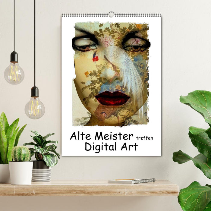 Alte Meister treffen Digital Art (CALVENDO Wandkalender 2026)