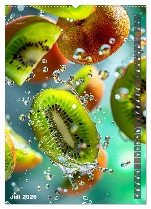 Früchtetraum - Jeden Monat eine fruchtige Überraschung (CALVENDO Premium Wandkalender 2026)