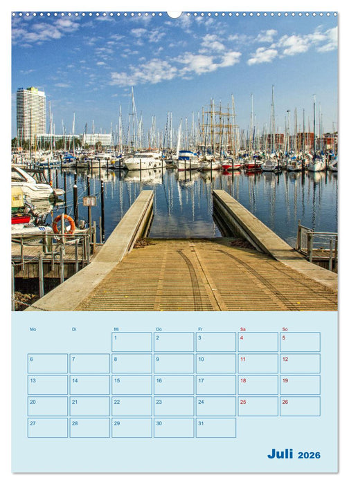 Priwall bei Travemünde – Terminplaner (CALVENDO Premium Wandkalender 2026)