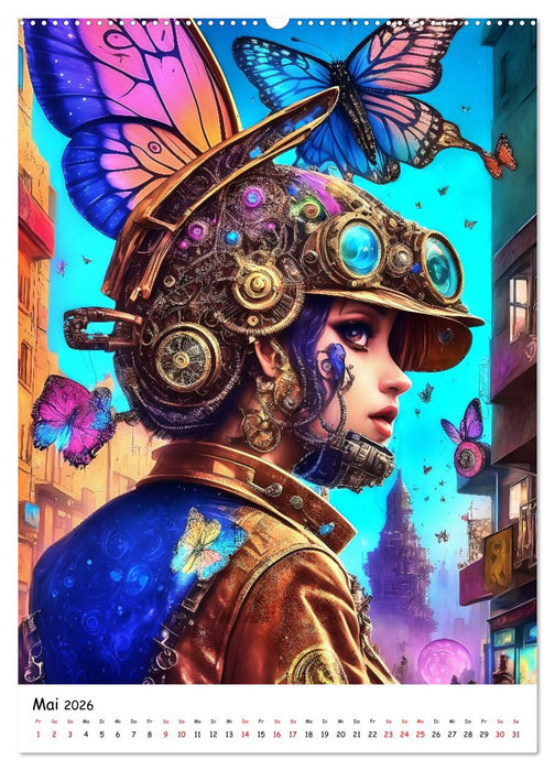 Steam-Punk-Girls - Eine charmante und sympathische Subkultur (CALVENDO Wandkalender 2026)