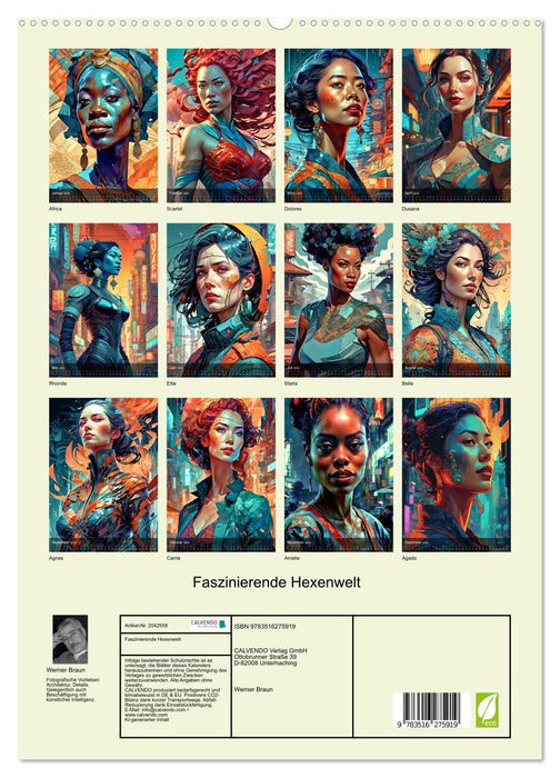 Faszinierende Hexenwelt (CALVENDO Premium Wandkalender 2026)