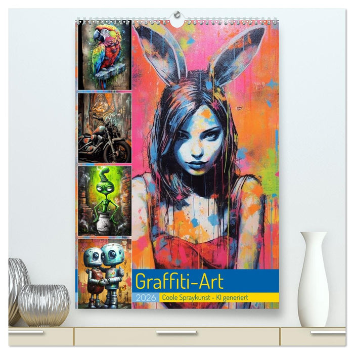 Graffiti Art (CALVENDO Premium Wandkalender 2026)