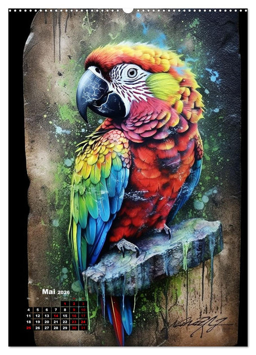Graffiti Art (CALVENDO Premium Wandkalender 2026)
