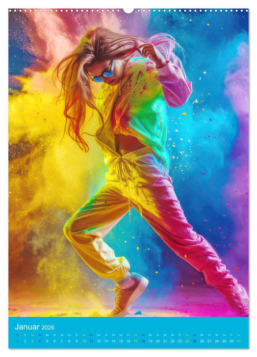 Hip-hop Begeisterung (CALVENDO Wandkalender 2026)