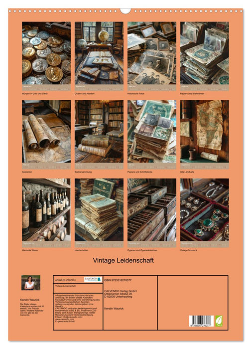 Vintage Leidenschaft (CALVENDO Wandkalender 2026)